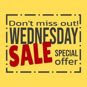 Wednesday SALE!